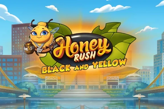 Honey Rush Black And Yellow — capa do slot